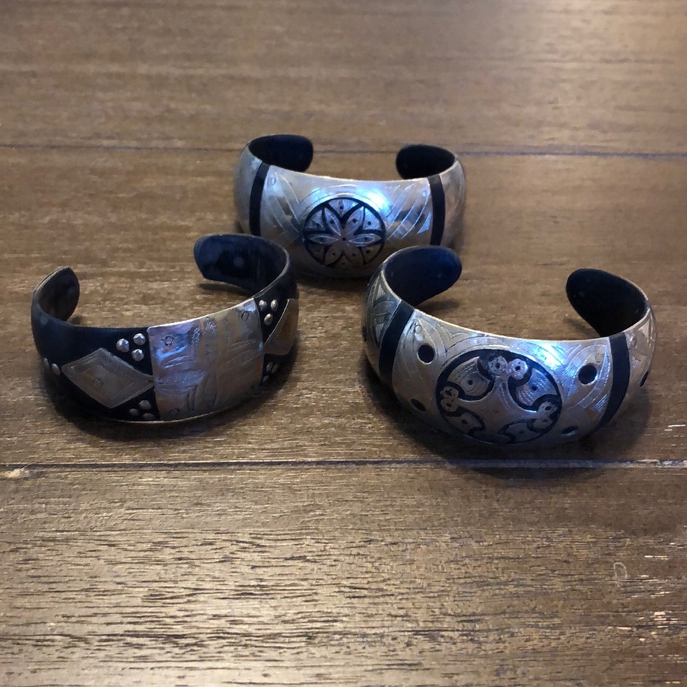 Set of 3 Handcrafted Mauritanian Bracelets